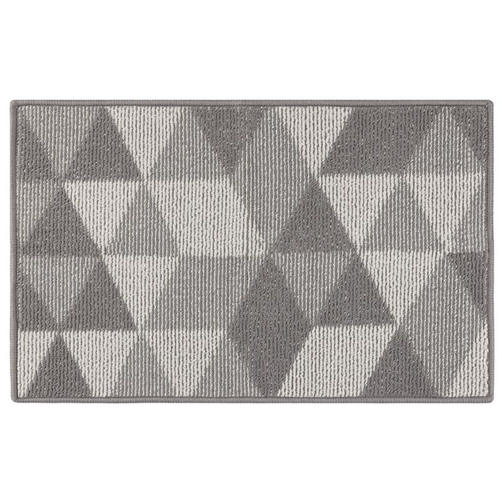 Absorbent, Washable, Dirt Resist Indoor Outdoor Mat 24" x 36" Grey Beige